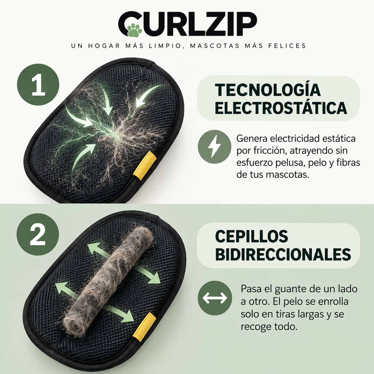 CurlZip™ Guante AtrapaFácil